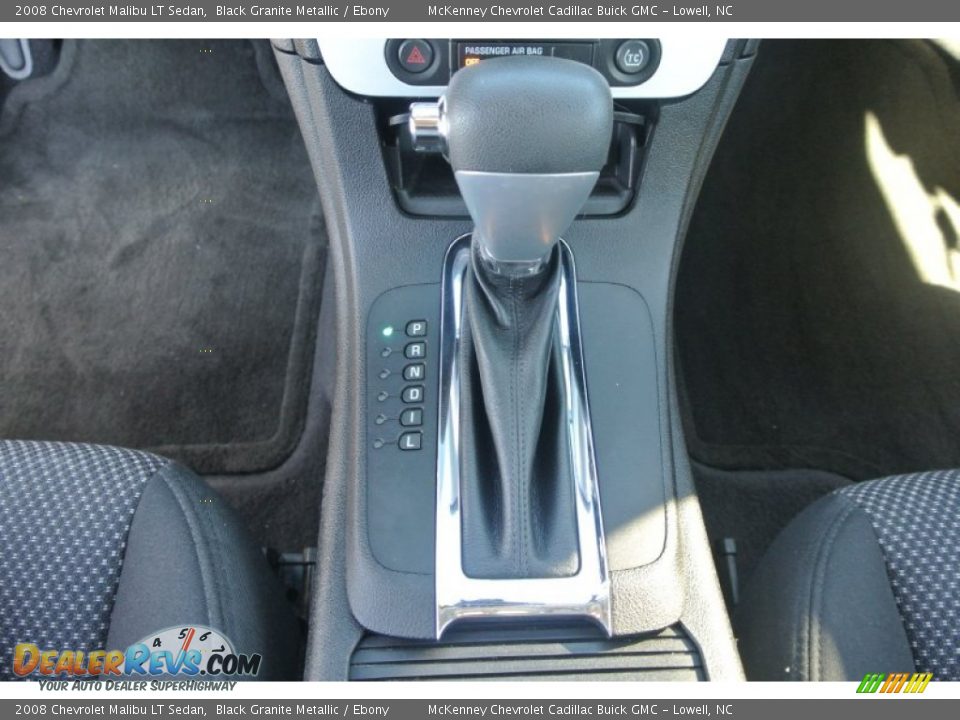 2008 Chevrolet Malibu LT Sedan Black Granite Metallic / Ebony Photo #13