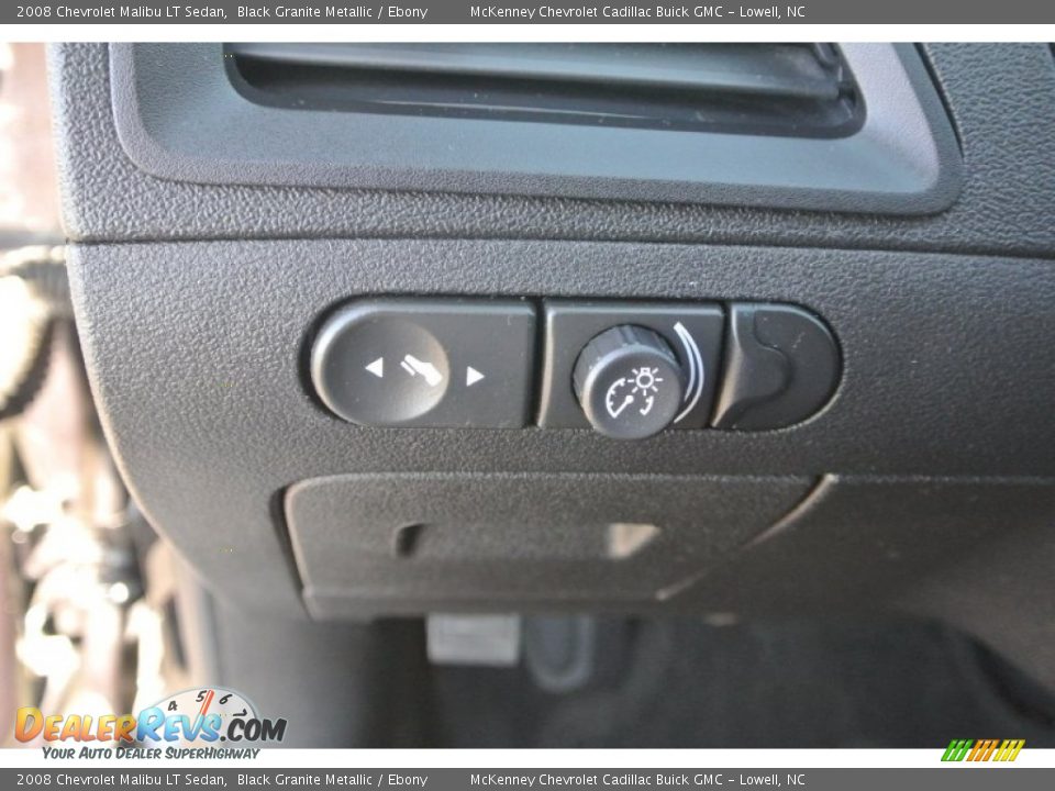 2008 Chevrolet Malibu LT Sedan Black Granite Metallic / Ebony Photo #18