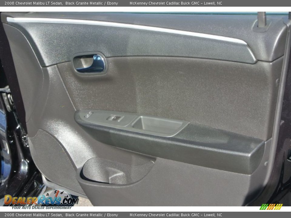 2008 Chevrolet Malibu LT Sedan Black Granite Metallic / Ebony Photo #22