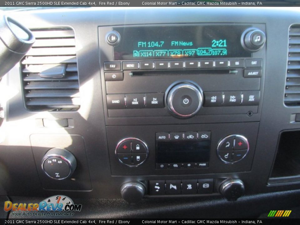 2011 GMC Sierra 2500HD SLE Extended Cab 4x4 Fire Red / Ebony Photo #14