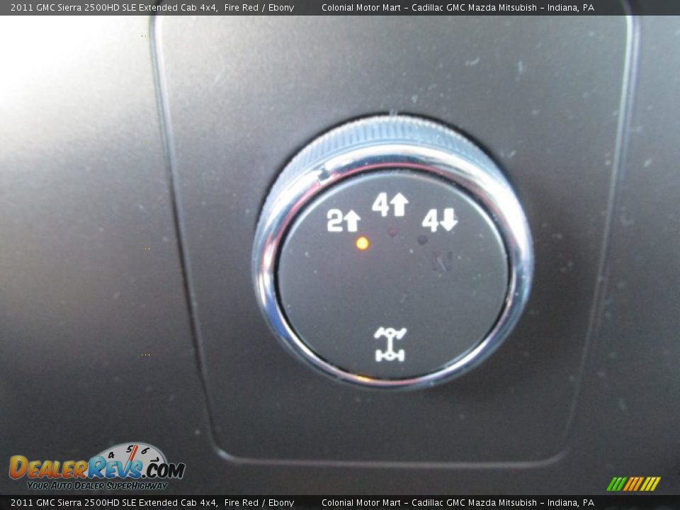 2011 GMC Sierra 2500HD SLE Extended Cab 4x4 Fire Red / Ebony Photo #15