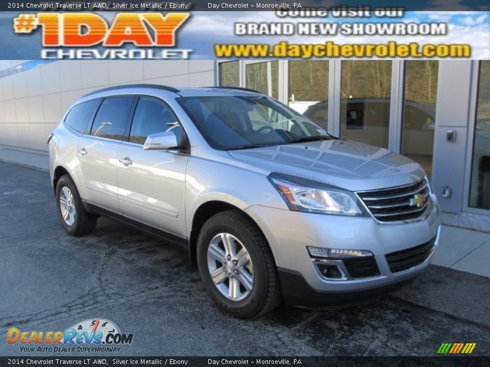2014 Chevrolet Traverse LT AWD Silver Ice Metallic / Ebony Photo #1