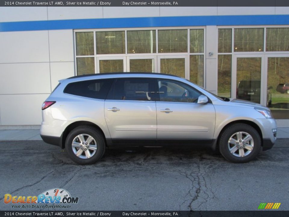 2014 Chevrolet Traverse LT AWD Silver Ice Metallic / Ebony Photo #2