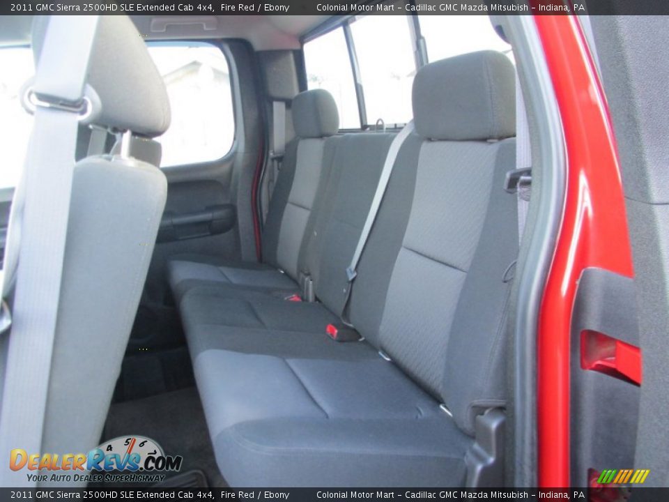 2011 GMC Sierra 2500HD SLE Extended Cab 4x4 Fire Red / Ebony Photo #19