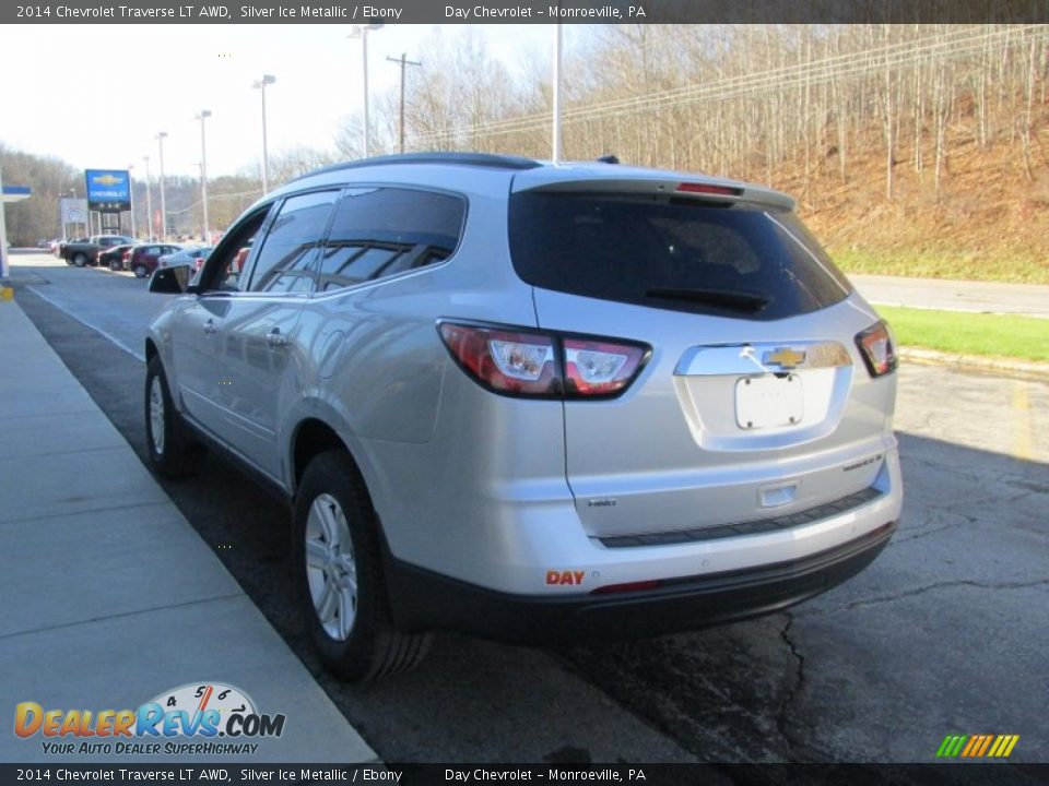 2014 Chevrolet Traverse LT AWD Silver Ice Metallic / Ebony Photo #6
