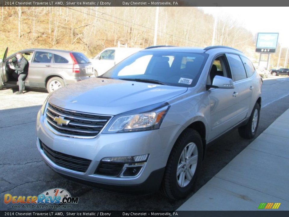 2014 Chevrolet Traverse LT AWD Silver Ice Metallic / Ebony Photo #7