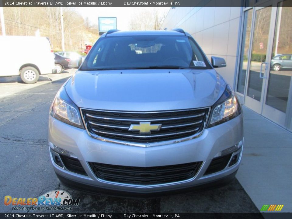 2014 Chevrolet Traverse LT AWD Silver Ice Metallic / Ebony Photo #8