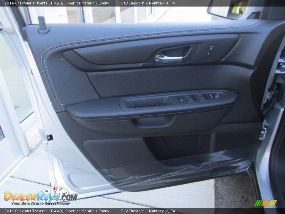 2014 Chevrolet Traverse LT AWD Silver Ice Metallic / Ebony Photo #9