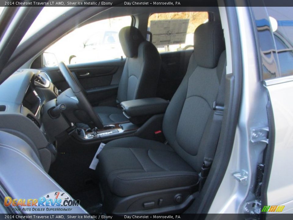 2014 Chevrolet Traverse LT AWD Silver Ice Metallic / Ebony Photo #10