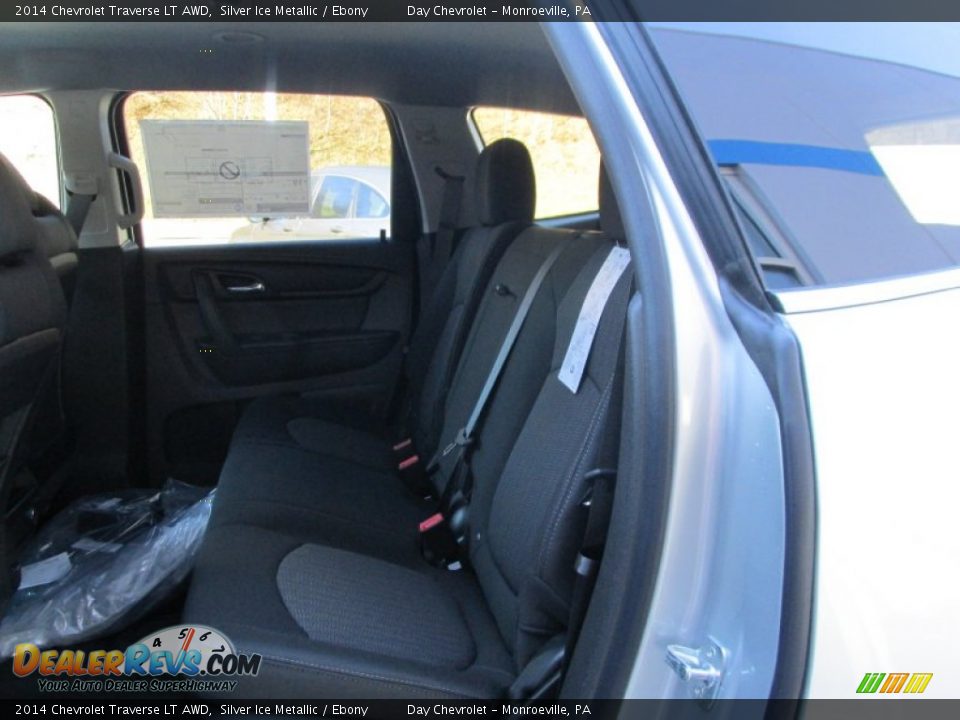 2014 Chevrolet Traverse LT AWD Silver Ice Metallic / Ebony Photo #11