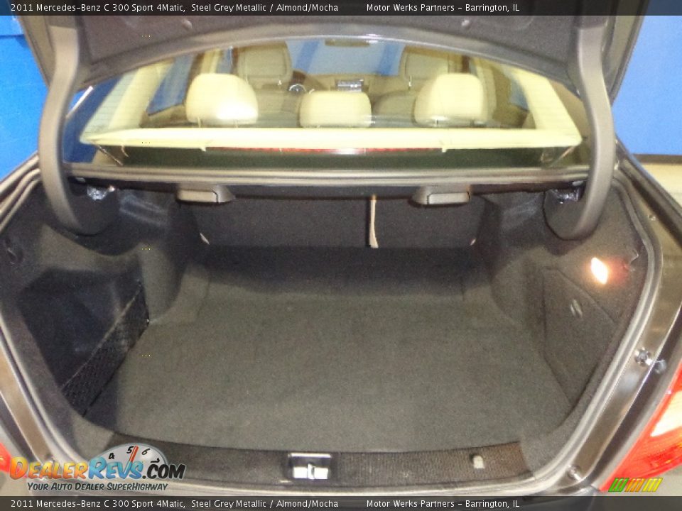 2011 Mercedes-Benz C 300 Sport 4Matic Steel Grey Metallic / Almond/Mocha Photo #26