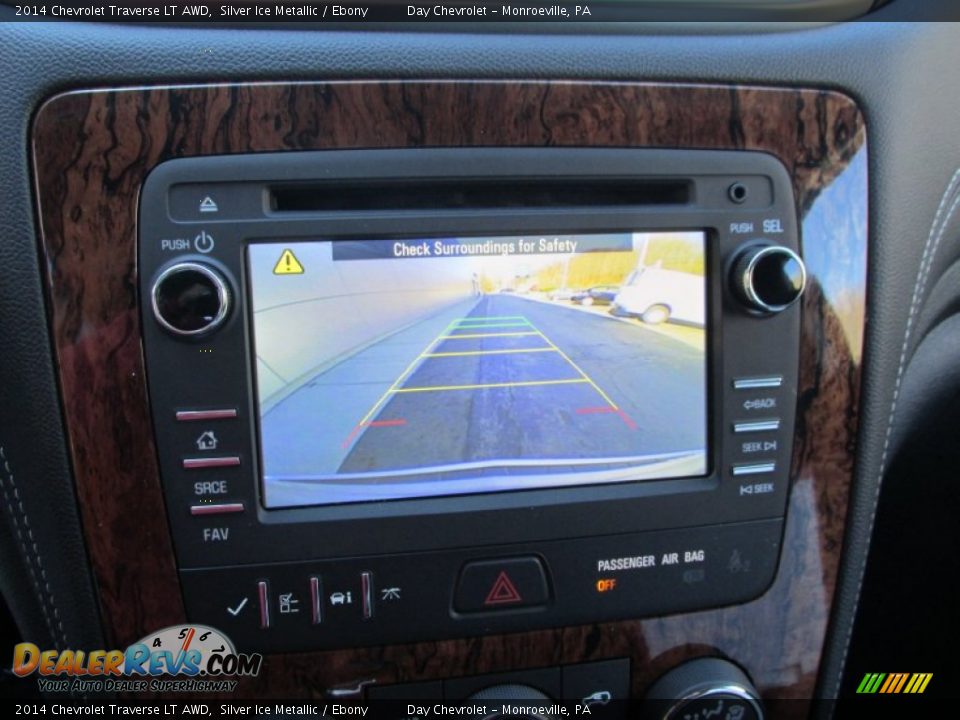 2014 Chevrolet Traverse LT AWD Silver Ice Metallic / Ebony Photo #16