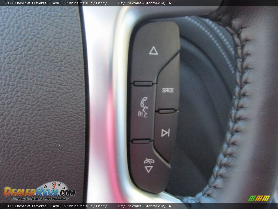 2014 Chevrolet Traverse LT AWD Silver Ice Metallic / Ebony Photo #18