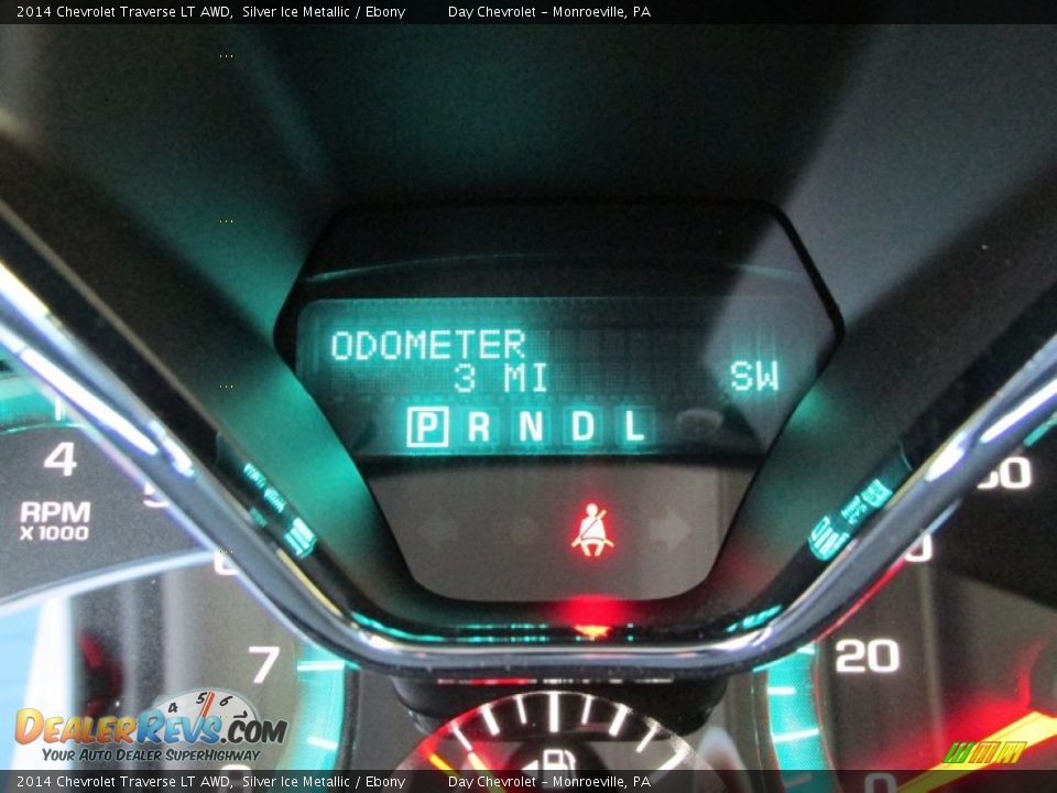 2014 Chevrolet Traverse LT AWD Silver Ice Metallic / Ebony Photo #20