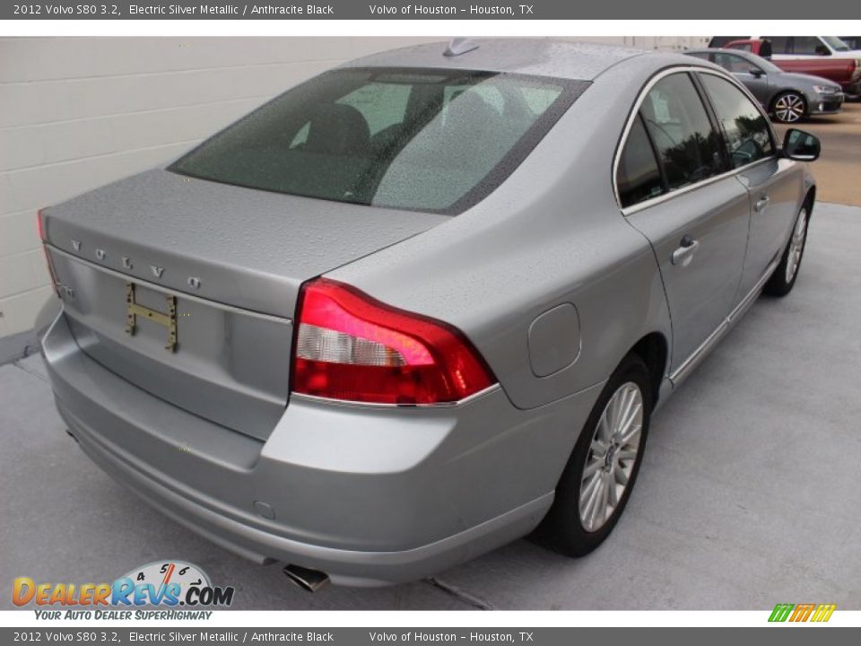 2012 Volvo S80 3.2 Electric Silver Metallic / Anthracite Black Photo #4