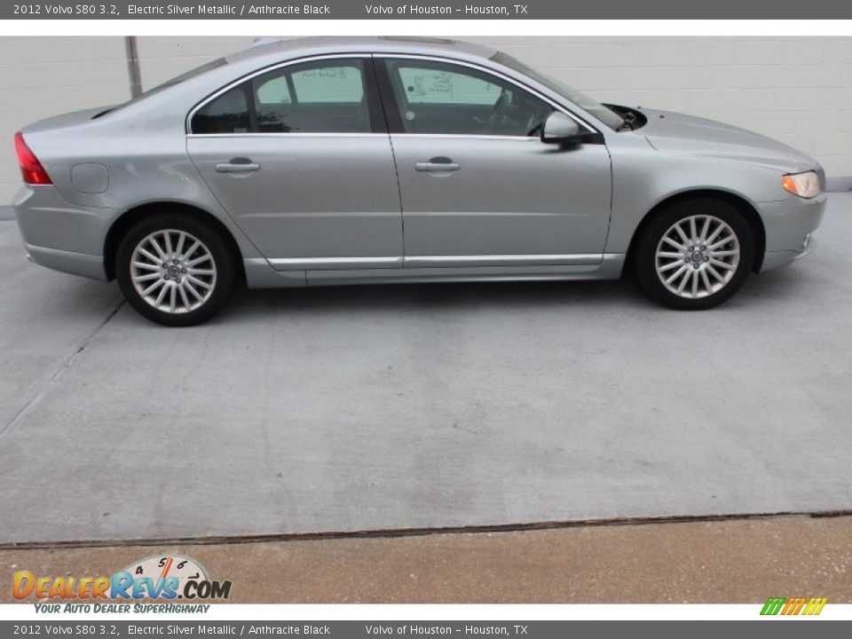 2012 Volvo S80 3.2 Electric Silver Metallic / Anthracite Black Photo #5
