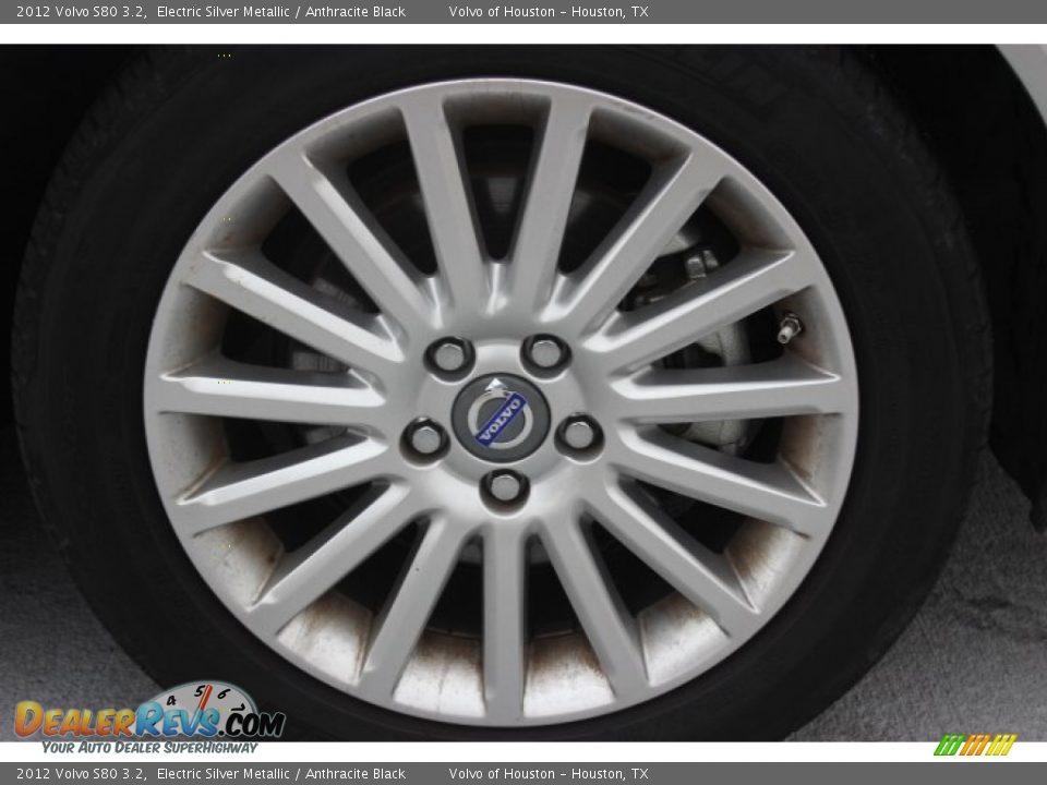 2012 Volvo S80 3.2 Electric Silver Metallic / Anthracite Black Photo #6