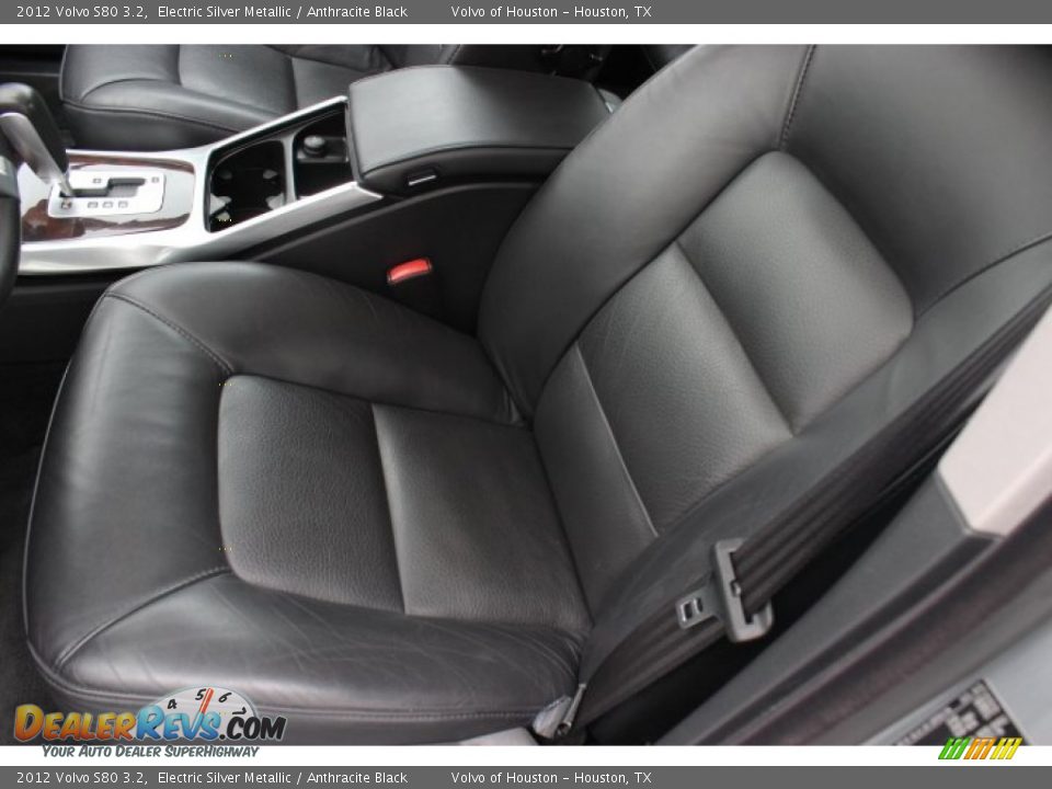 2012 Volvo S80 3.2 Electric Silver Metallic / Anthracite Black Photo #9