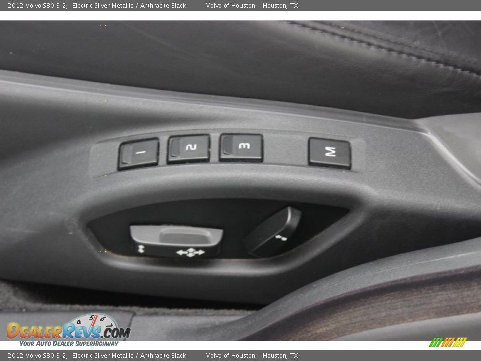 2012 Volvo S80 3.2 Electric Silver Metallic / Anthracite Black Photo #10