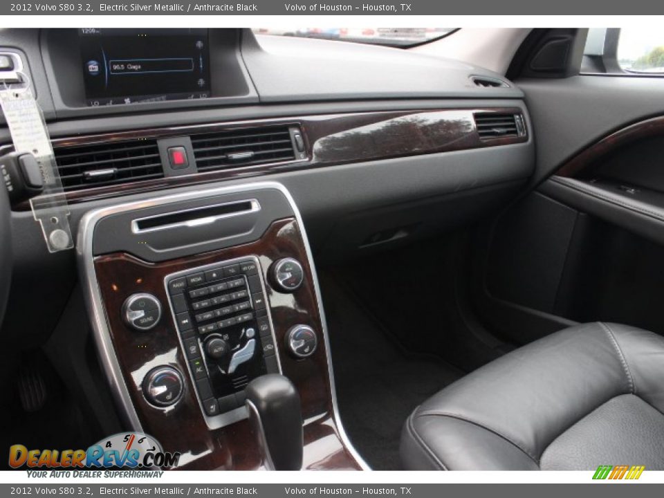 2012 Volvo S80 3.2 Electric Silver Metallic / Anthracite Black Photo #11