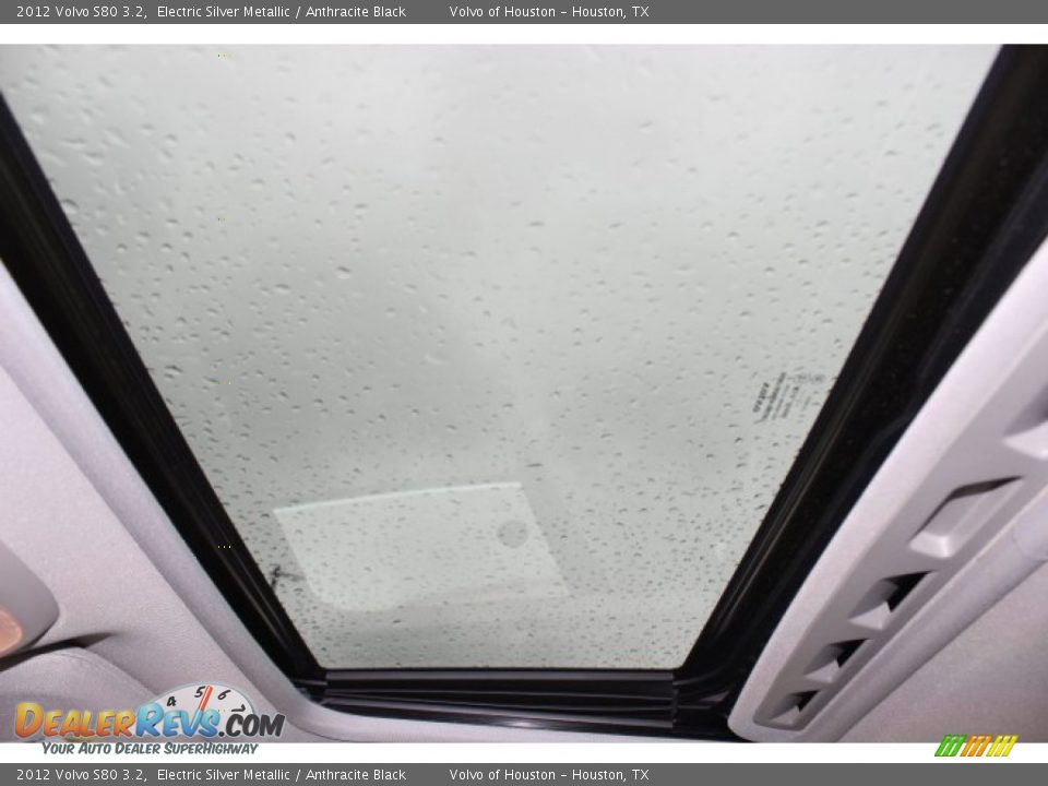 2012 Volvo S80 3.2 Electric Silver Metallic / Anthracite Black Photo #13