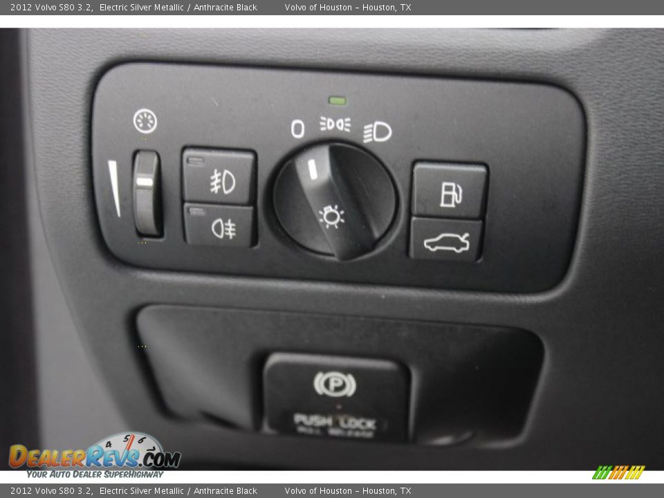2012 Volvo S80 3.2 Electric Silver Metallic / Anthracite Black Photo #17