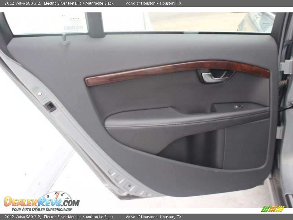 2012 Volvo S80 3.2 Electric Silver Metallic / Anthracite Black Photo #18