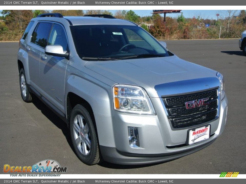 2014 GMC Terrain SLT Quicksilver Metallic / Jet Black Photo #1