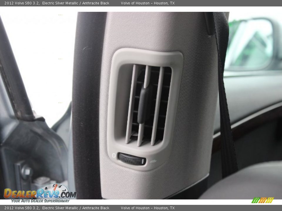 2012 Volvo S80 3.2 Electric Silver Metallic / Anthracite Black Photo #21
