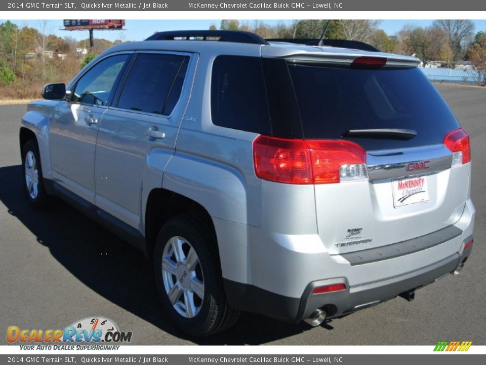 2014 GMC Terrain SLT Quicksilver Metallic / Jet Black Photo #4