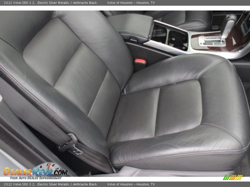 2012 Volvo S80 3.2 Electric Silver Metallic / Anthracite Black Photo #27