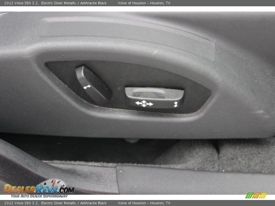 2012 Volvo S80 3.2 Electric Silver Metallic / Anthracite Black Photo #28