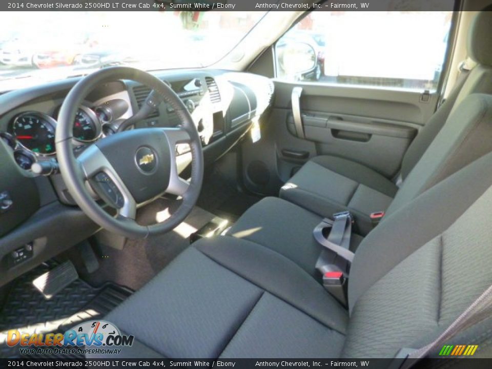 2014 Chevrolet Silverado 2500HD LT Crew Cab 4x4 Summit White / Ebony Photo #16