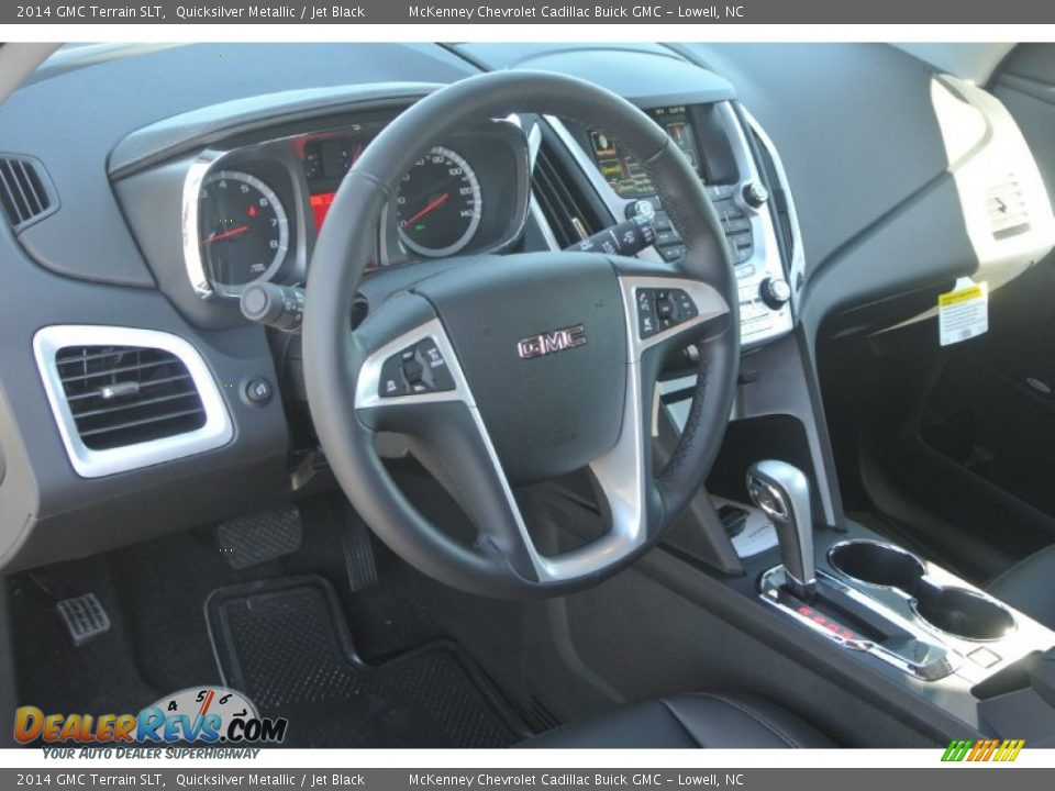 2014 GMC Terrain SLT Quicksilver Metallic / Jet Black Photo #24
