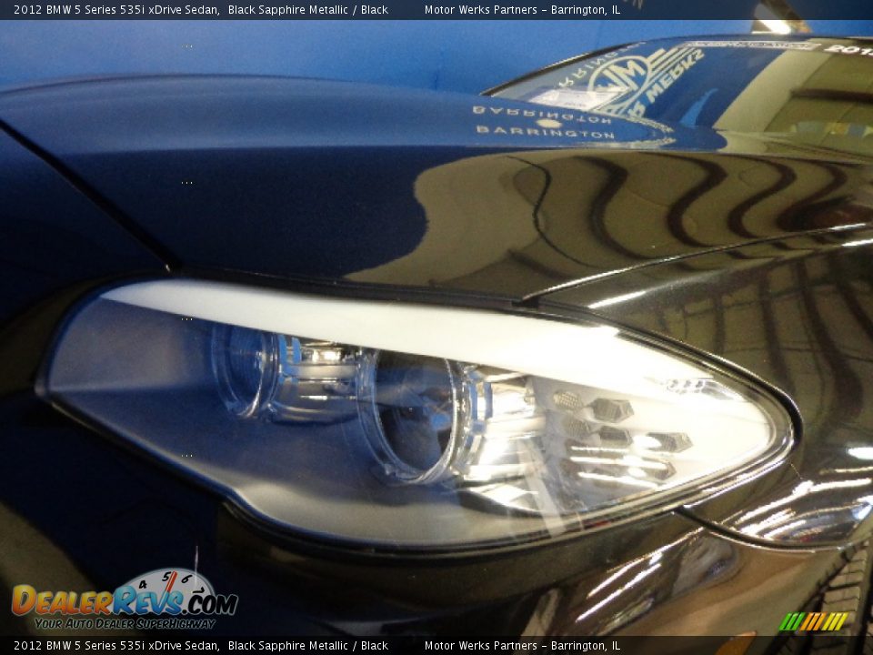 2012 BMW 5 Series 535i xDrive Sedan Black Sapphire Metallic / Black Photo #8
