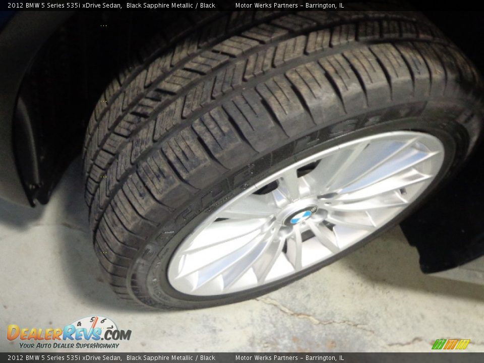 2012 BMW 5 Series 535i xDrive Sedan Black Sapphire Metallic / Black Photo #9