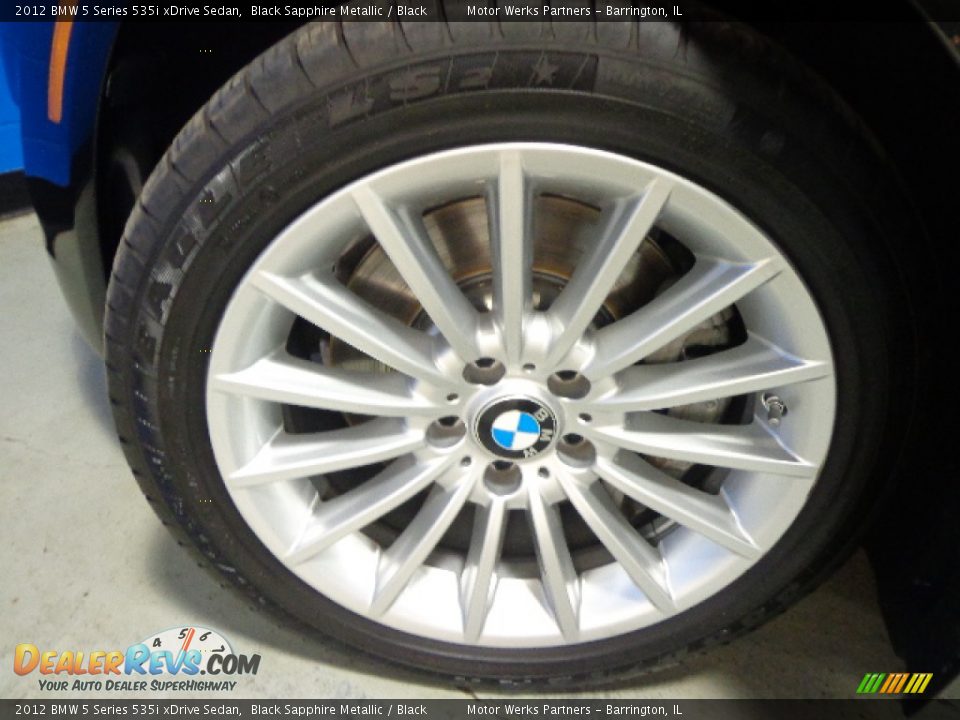 2012 BMW 5 Series 535i xDrive Sedan Black Sapphire Metallic / Black Photo #10