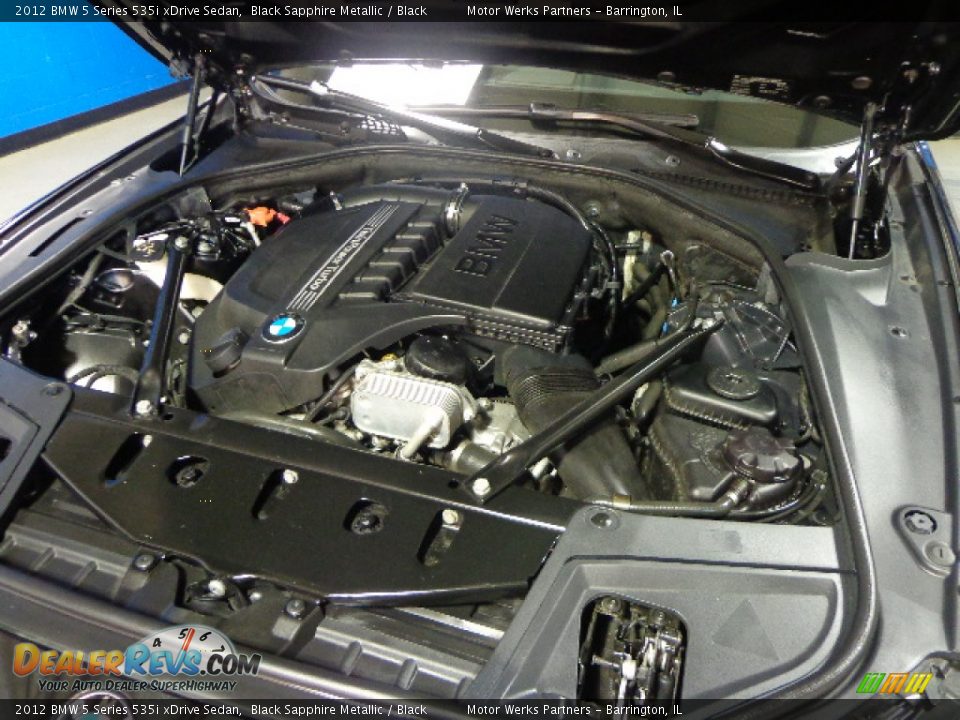 2012 BMW 5 Series 535i xDrive Sedan Black Sapphire Metallic / Black Photo #29