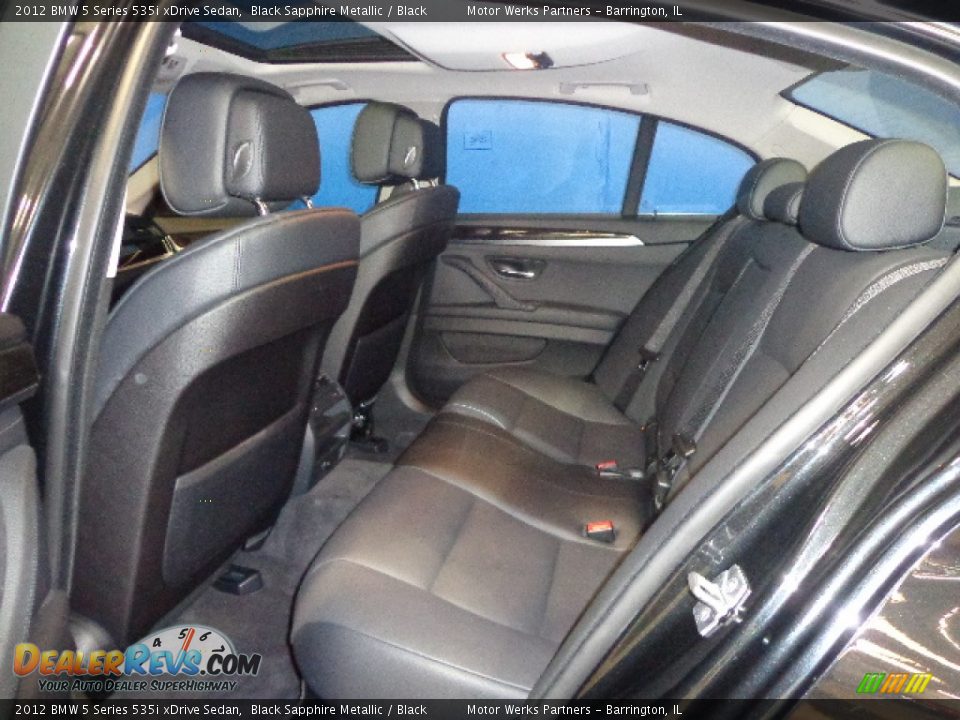 2012 BMW 5 Series 535i xDrive Sedan Black Sapphire Metallic / Black Photo #32