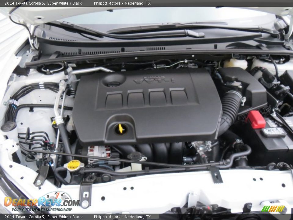 2014 Toyota Corolla S Super White / Black Photo #16