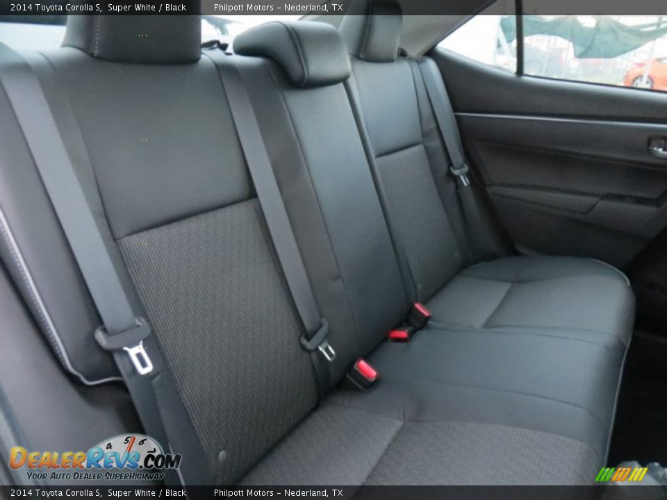 2014 Toyota Corolla S Super White / Black Photo #21