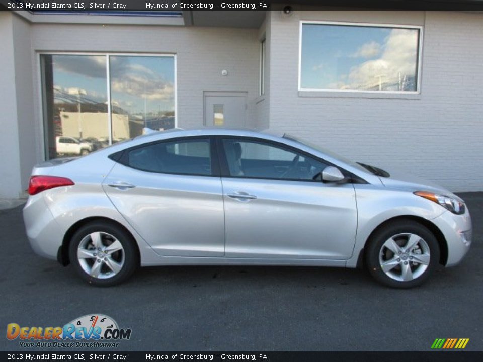 2013 Hyundai Elantra GLS Silver / Gray Photo #2