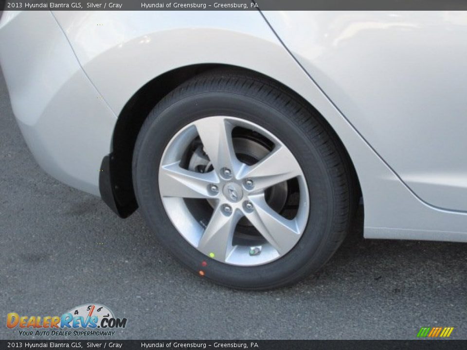 2013 Hyundai Elantra GLS Silver / Gray Photo #3
