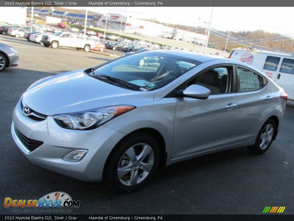 2013 Hyundai Elantra GLS Silver / Gray Photo #5
