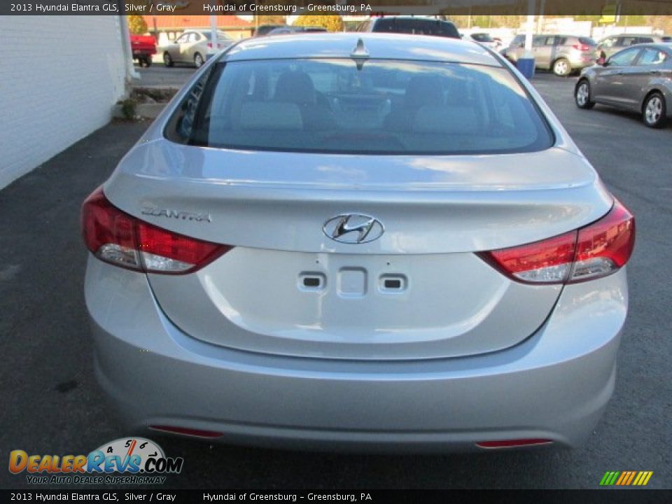 2013 Hyundai Elantra GLS Silver / Gray Photo #6