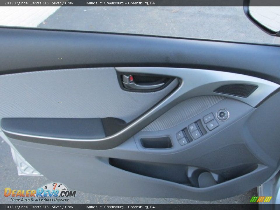 2013 Hyundai Elantra GLS Silver / Gray Photo #8