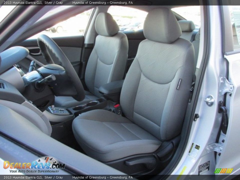 2013 Hyundai Elantra GLS Silver / Gray Photo #9
