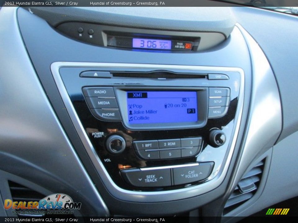 2013 Hyundai Elantra GLS Silver / Gray Photo #10