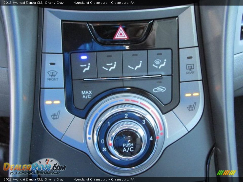 2013 Hyundai Elantra GLS Silver / Gray Photo #12