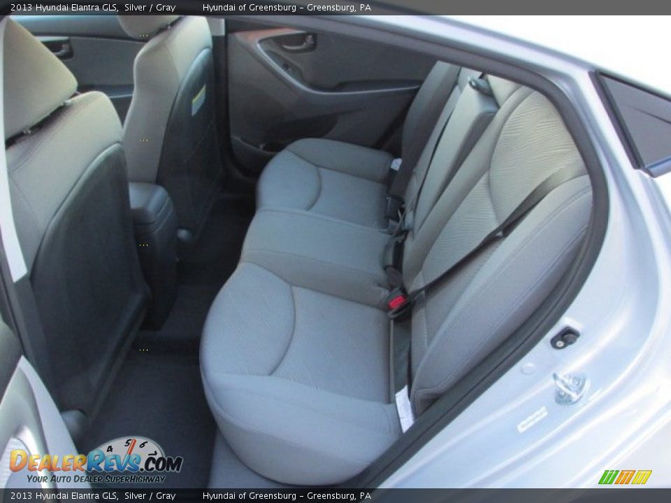 2013 Hyundai Elantra GLS Silver / Gray Photo #14